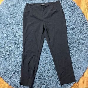 Lafayette 148 New York Pants Womens 6 Gray Wool Slim Fit Workwear Career